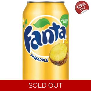 Fanta Pineapple Soda 355ml Can - American Soft Drink
